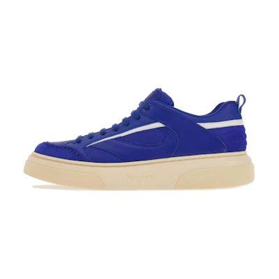 FERRAGAMO Low-Top Lace-Up 'Fashion Sneaker Blue'