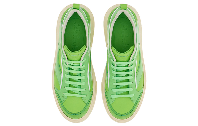 FERRAGAMO Low-Top Lace-Up 'Green Suede' 圖 3