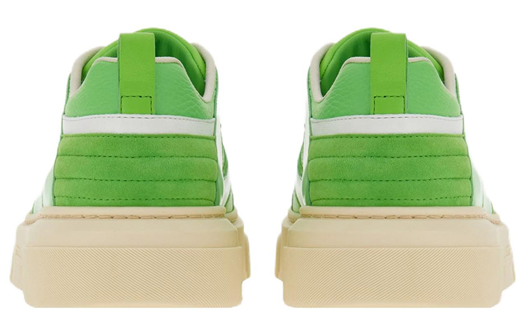 FERRAGAMO Low-Top Lace-Up 'Green Suede' 圖 4