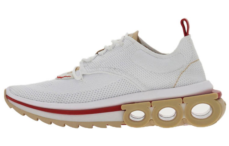 FERRAGAMO Low-Top Lace-Up Sneaker 'White'