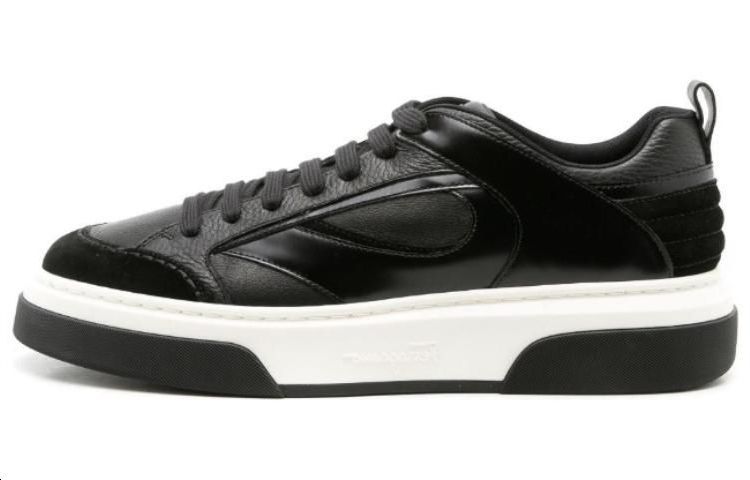FERRAGAMO Low Top Sneaker 'Black Comfort' 021276-762559