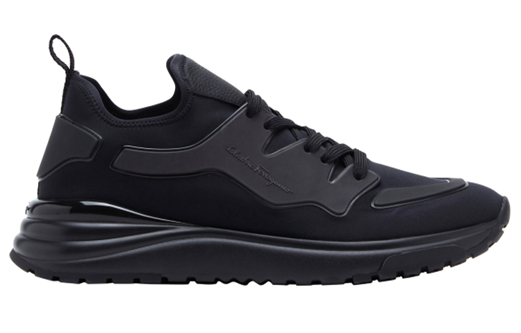 FERRAGAMO Low-Top Sneaker 'Black Tech Fabric' 圖 2