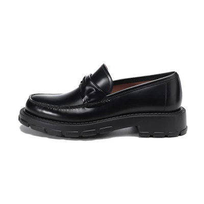 FERRAGAMO Magnum 'Black Leather Loafers'