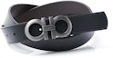 Purchase Ferragamo磨砂皮革腰带,双面扣头,黑色,宽3.5cm 675542-0464231