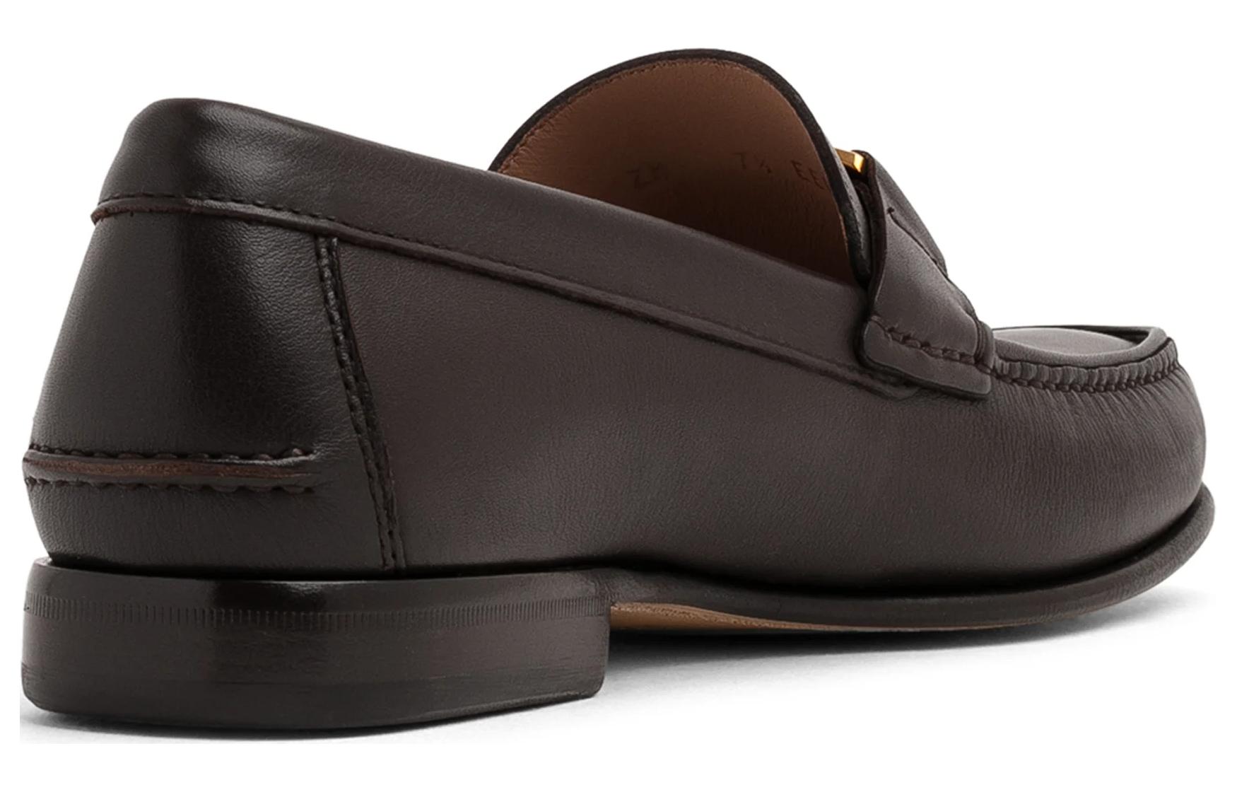 Lookbook FERRAGAMO Moccasin SF Buckle 'Kopi Suede' 20141-747652