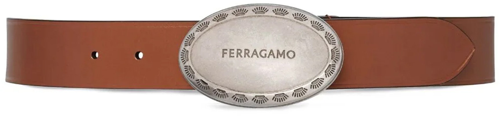 Ferragamo 男士棕色皮带椭圆标志扣腰带. 765398 Order Ferragamo 男士棕色皮带椭圆标志扣腰带. 765398