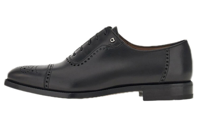 Buy FERRAGAMO Oxford 'Black Calfskin' 020762-756100