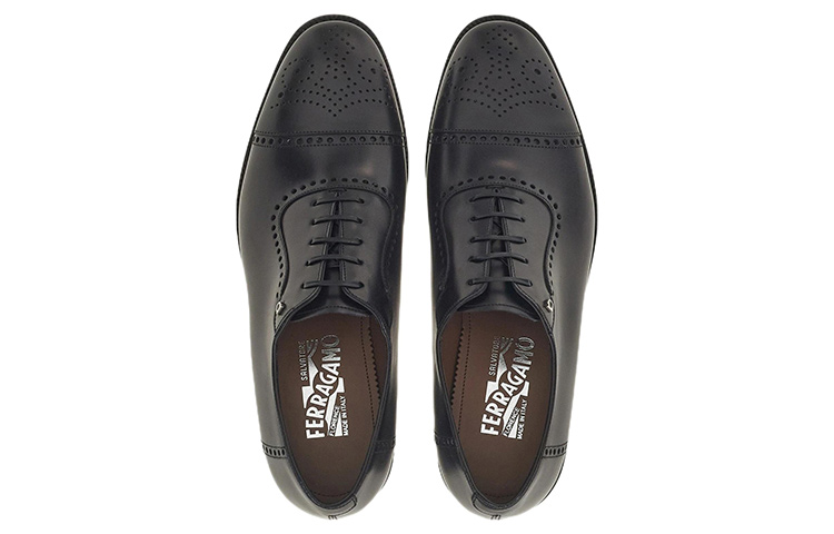 FERRAGAMO Oxford 'Black Calfskin' 圖 4