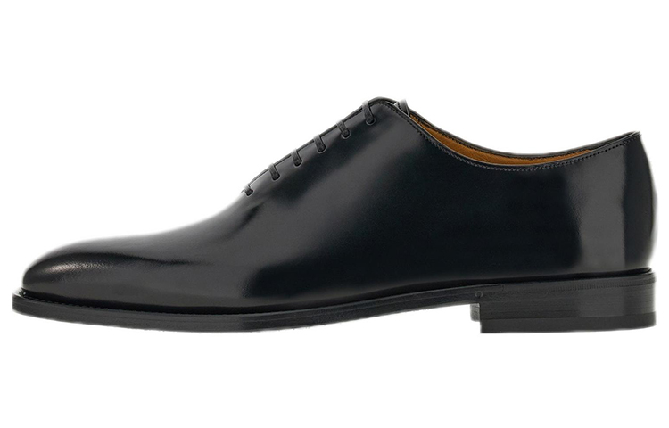 FERRAGAMO Oxford Low 'Black Leather' 021279-760172