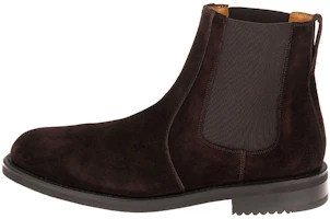 FERRAGAMO Polished Calfskin Chelsea Boots 'Coffee' 20227-745953 FERRAGAMO Polished Calfskin Chelsea Boots 'Coffee' 20227-745953