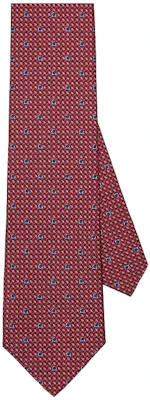 Ferragamo Red Tie with Printed Decoration. 350263731645 Buy Ferragamo Red Tie with Printed Decoration. 350263731645