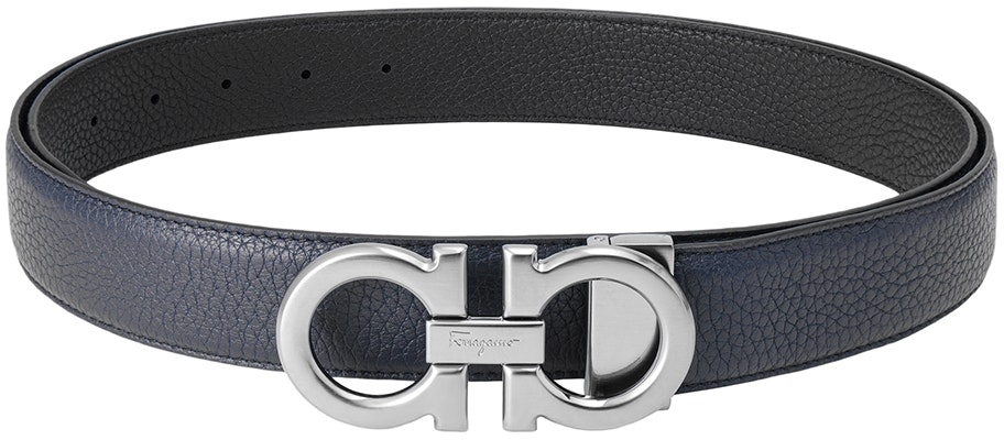 FERRAGAMO 可調式雙色雙面皮帶 3.5cm 679710-697875 Details for FERRAGAMO 可調式雙色雙面皮帶 3.5cm 679710-697875