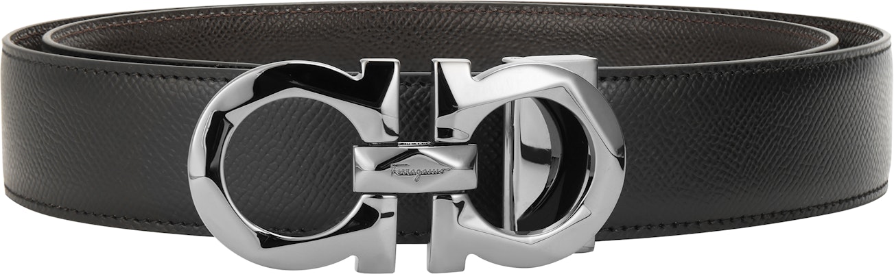 Cinturón FERRAGAMO Reversible Gancini de Cuero Negro 3.5cm. 67A161-725421 Order Cinturón FERRAGAMO Reversible Gancini de Cuero Negro 3.5cm. 67A161-725421