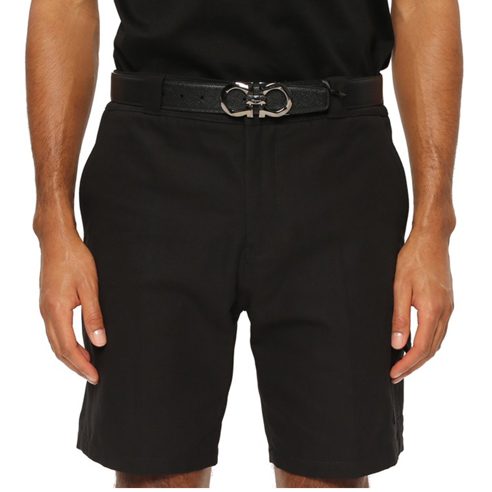 Purchase Cinturón FERRAGAMO Reversible Gancini de Cuero Negro 3.5cm. 67A161-725421