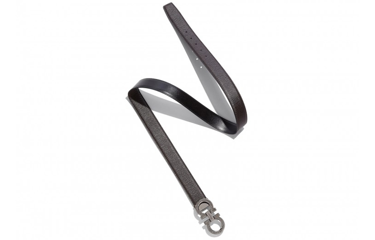 Ferragamo Reversible Gancini Leather Belt Brown 3.5cm 679942-723916 圖 3