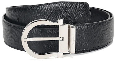 Ferragamo Reversible Leather Belt, Pin Buckle, Black/Brown, 3.5cm 679781-0675140 Ferragamo Reversible Leather Belt, Pin Buckle, Black/Brown, 3.5cm 679781-0675140