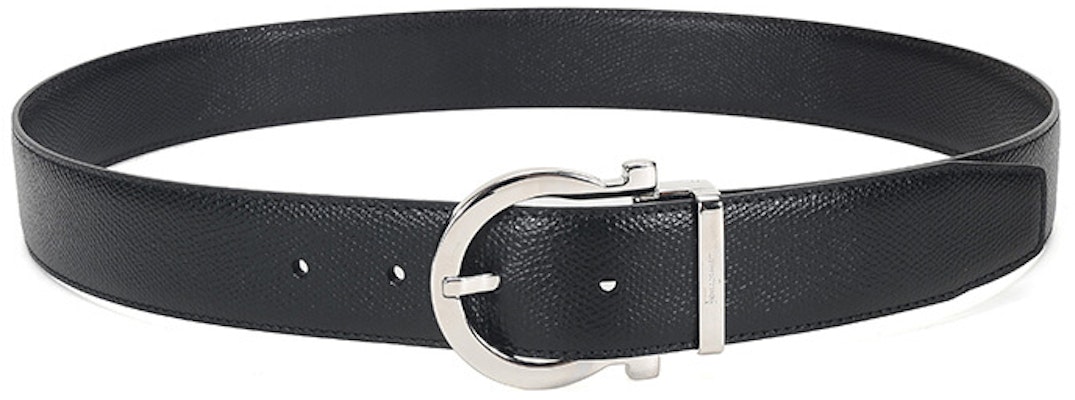 Cinturón reversible Ferragamo de cuero, hebilla de pin, negro/marrón, 3.5cm 679781-0675140 Purchase Cinturón reversible Ferragamo de cuero, hebilla de pin, negro/marrón, 3.5cm 679781-0675140