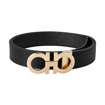 Ferragamo Reversible Leather Belt with Buckle, 3.5cm Wide 675542-0714423