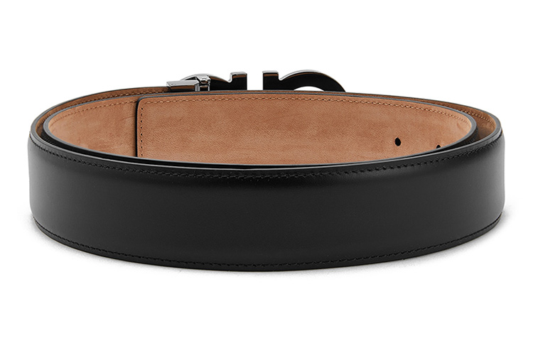 Ferragamo Reversible Leather Belt with Buckle, 3.5cm Wide. 679110-587067 圖 3