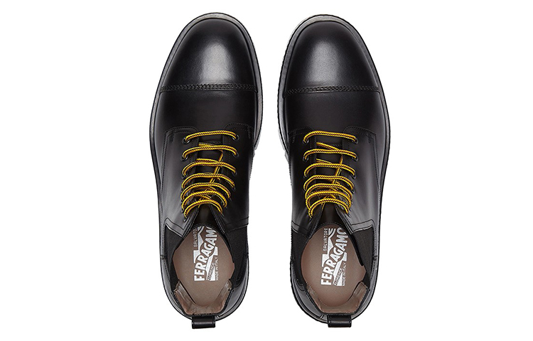 Lookbook FERRAGAMO Rosco Chelsea Boot 'Kulit Anak Lembu Hitam' 02C386-735153