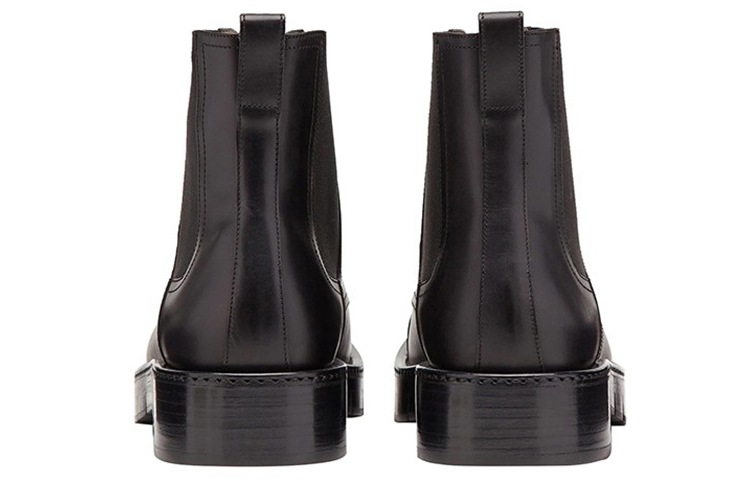 Shop FERRAGAMO Rosco Chelsea Boot 'Kulit Anak Lembu Hitam' 02C386-735153