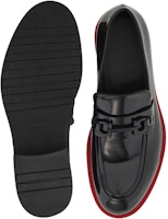 페라가모 블랙 라운드 토 슬립온 로퍼 021965-766244 Purchase 페라가모 블랙 라운드 토 슬립온 로퍼 021965-766244