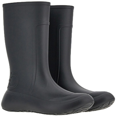 FERRAGAMO Rubber Rain Boot 'Black' 020637-999003 Order FERRAGAMO Rubber Rain Boot 'Black' 020637-999003