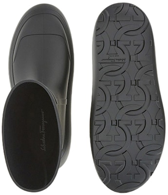 FERRAGAMO Rubber Rain Boot 'Black' 020637-999003 Purchase FERRAGAMO Rubber Rain Boot 'Black' 020637-999003