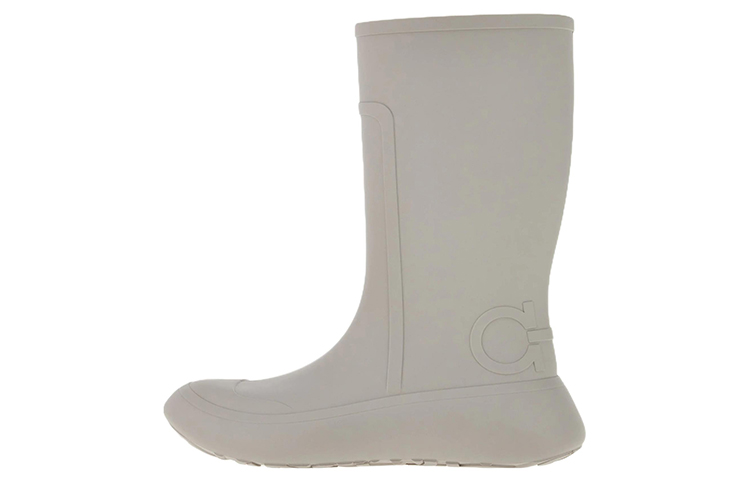 FERRAGAMO Rubber Rain Boot 'Grey'