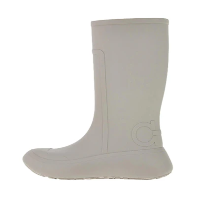 FERRAGAMO Rubber Rain Boot 'Grey'