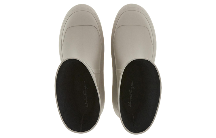 FERRAGAMO Rubber Rain Boot 'Grey' 圖 3