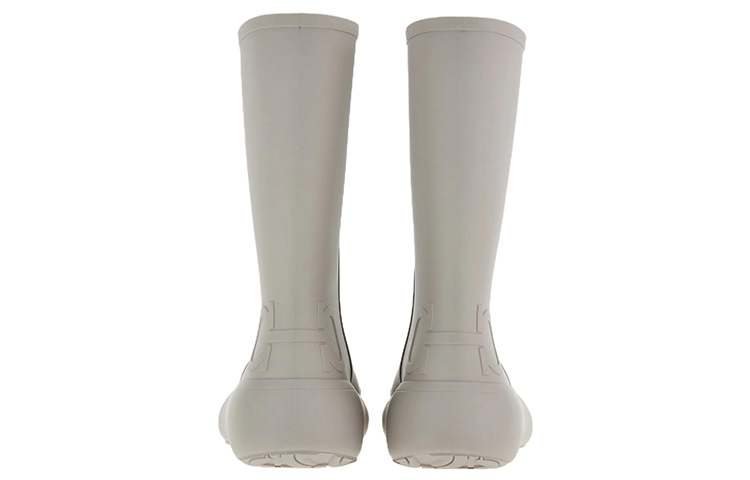 FERRAGAMO Rubber Rain Boot 'Grey' 圖 5