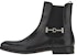 FERRAGAMO Salvatore Chelsea Boots 'Kulit Anak Lembu Hitam' 020921-756544