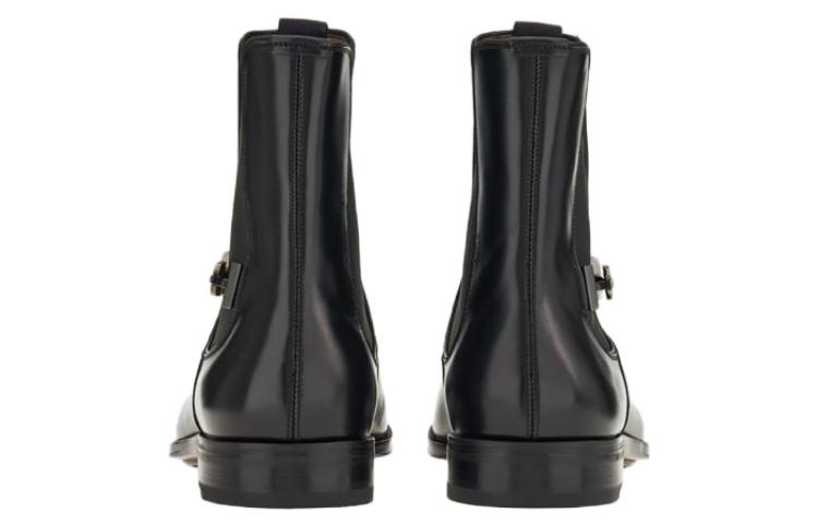 Shop 페라가모 블랙 첼시부츠 (Ferragamo Black Chelsea Boots) 020921-756544