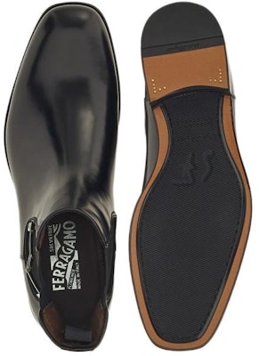 FERRAGAMO Salvatore Chelsea Boots 'Kulit Anak Lembu Hitam' 020921-756544 Purchase FERRAGAMO Salvatore Chelsea Boots 'Kulit Anak Lembu Hitam' 020921-756544
