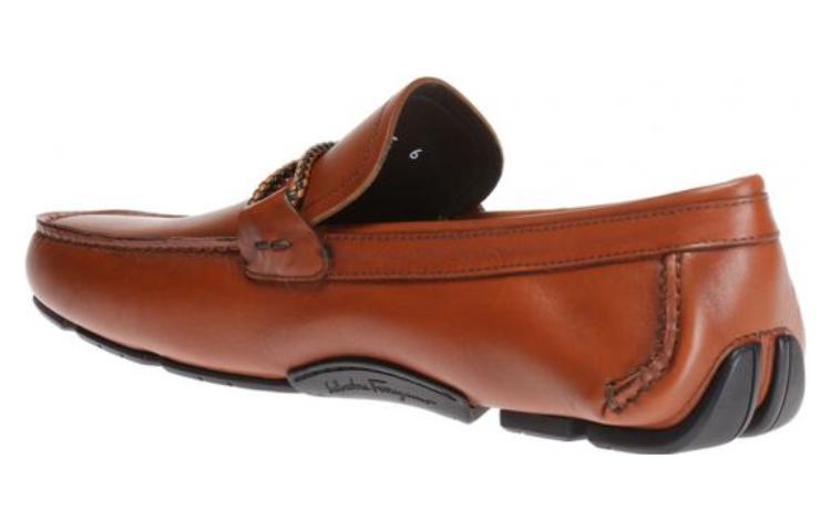 Lookbook FERRAGAMO Salvatore Kasut Memandu 'Coklat' 02A220-686047