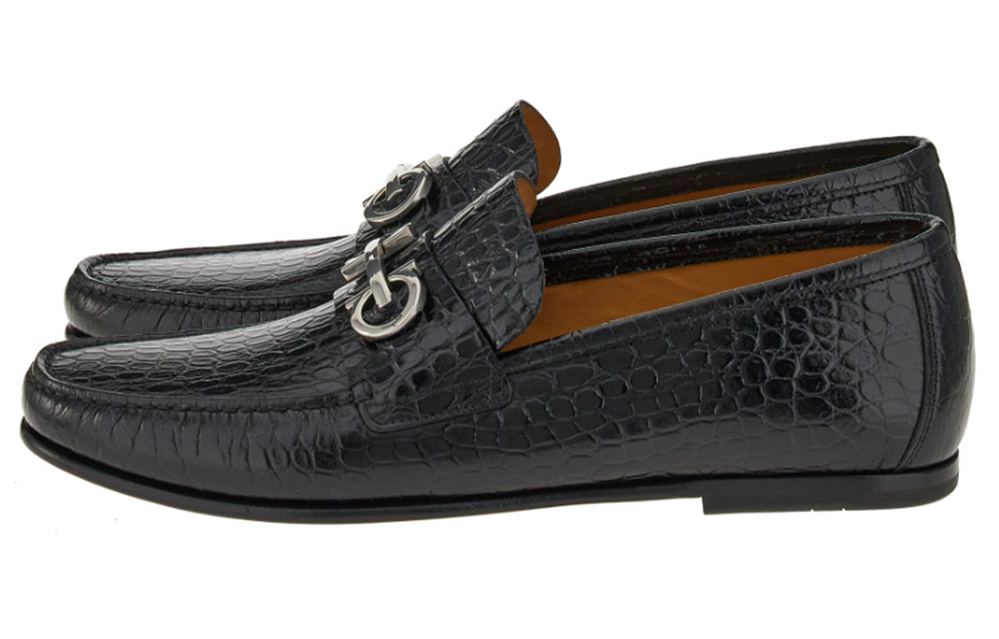 FERRAGAMO Salvatore Galileo Slip-On Low 'Black' 圖 2