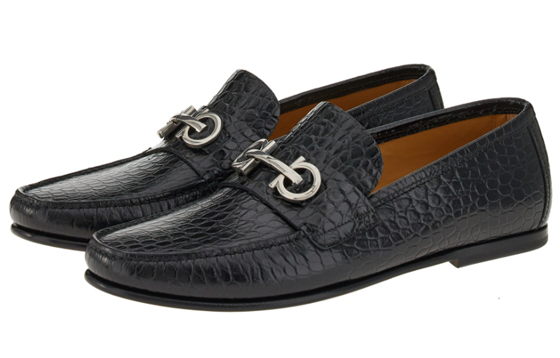 FERRAGAMO Salvatore Galileo Slip-On Low 'Black' 圖 3