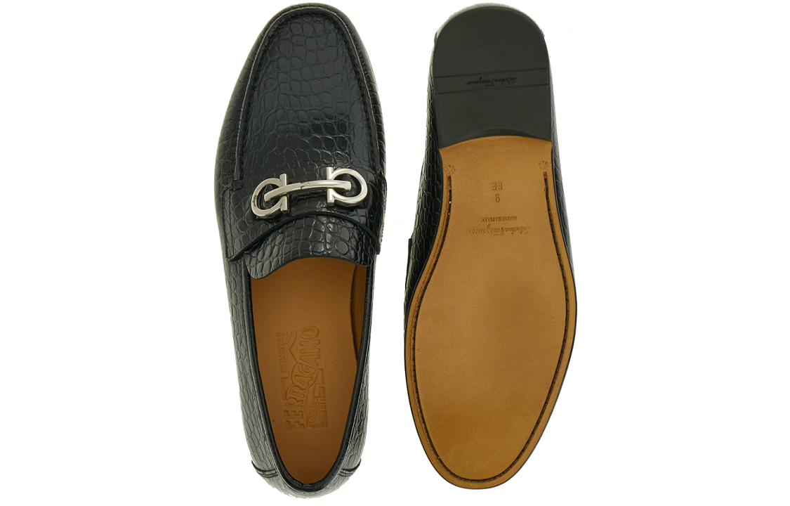 FERRAGAMO Salvatore Galileo Slip-On Low 'Black' 圖 4