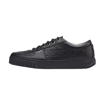 FERRAGAMO Salvatore Gancini 'Black Fashion Sneakers'