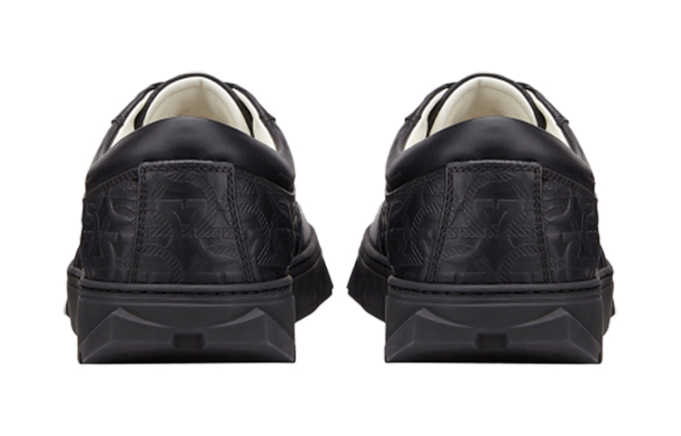 FERRAGAMO Salvatore Gancini 'Black Fashion Sneakers' 圖 5