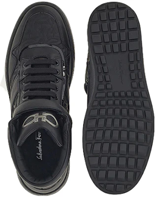 FERRAGAMO Salvatore Gancini High-Top ''Pelle Nera'' 020856-754083 Purchase FERRAGAMO Salvatore Gancini High-Top ''Pelle Nera'' 020856-754083