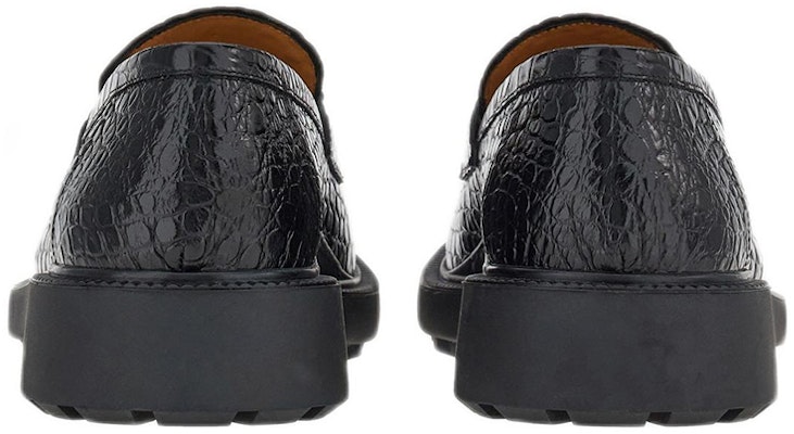 FERRAGAMO Salvatore Gancini Loafer 'Cetakan Kulit Buaya Hitam' 021141-758382 Shop FERRAGAMO Salvatore Gancini Loafer 'Cetakan Kulit Buaya Hitam' 021141-758382