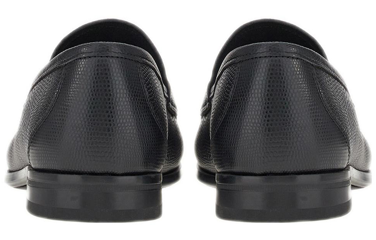 FERRAGAMO Salvatore Gancini Moccasin 'Black Buckle' 圖 4