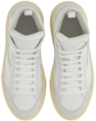 FERRAGAMO Salvatore Baskets Montantes à Lacets ''Blanc Gris'' 021270-762715 Lookbook FERRAGAMO Salvatore Baskets Montantes à Lacets ''Blanc Gris'' 021270-762715