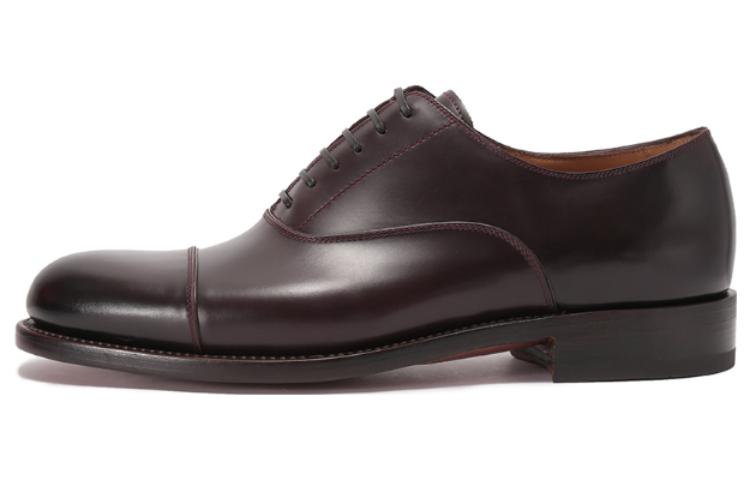 FERRAGAMO Salvatore Leather Derby 'Burgundy' 0762362
