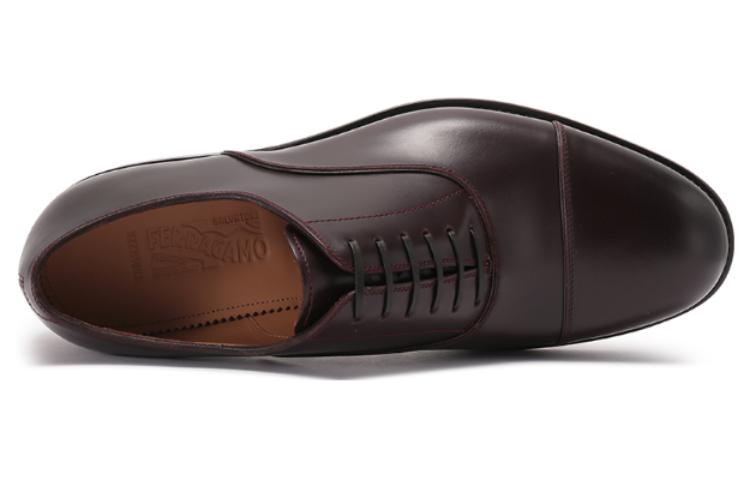 Purchase 페라가모 버건디 레더 더비 슈즈 0762362