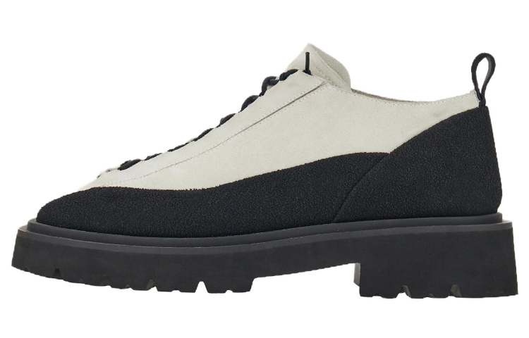 FERRAGAMO Salvatore Leather Fabric Sneakers 'Black and White Patchwork'