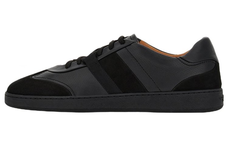 FERRAGAMO Salvatore Leather Low-Top Lace-Up 'Black Fashion' 021178-759230