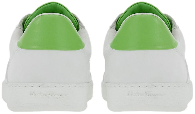 FERRAGAMO Salvatore Kulit Low-Top 'Putih Hijau' 021572-762262 Shop FERRAGAMO Salvatore Kulit Low-Top 'Putih Hijau' 021572-762262